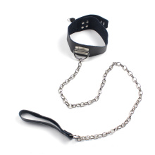 Slave Collars Wth Steel Chain Leash Sex Neck Ring Neck Collar Sm Necklace Adult Sm Toys